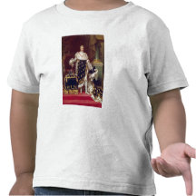 Porträt von Charles X in den Krönungs-Roben, 1827 Hemd