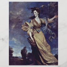 Porträt von Dame Jane Halliday By Sir Joshua Reyno Flyer