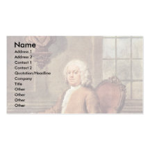 Porträt von Dr. Benjamin Hoaldy By Hogarth, Visitenkarten Vorlagen