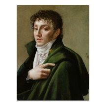 Porträt von Etienne-Henri Mehul 1799 Postkarte