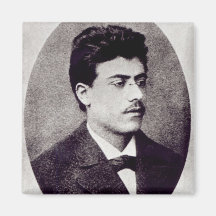 Porträt von Gustav Mahler, 1878 Magnete