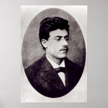 Porträt von Gustav Mahler, 1878 Posterdrucke