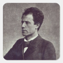 Porträt von Gustav Mahler, 1897 Stickers