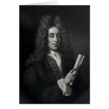 Porträt von Henry Purcell Grußkarte