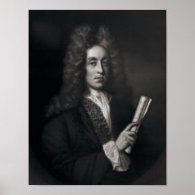 Porträt von Henry Purcell Plakat