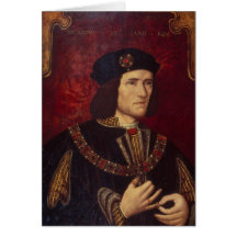 Porträt von König Richard III Karte