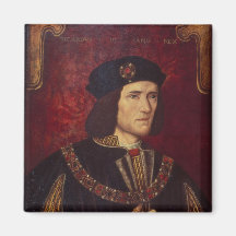 Porträt von König Richard III Kühlschrankmagnet