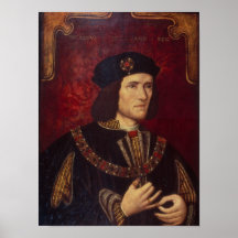 Porträt von König Richard III Poster