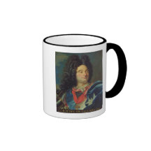 Porträt von Louis-Claude-Hector Herzog von Kaffee Tasse