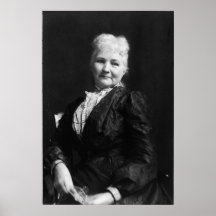 Porträt von Mary "Mutter" Jones Posterdruck