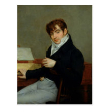 Porträt von Pierre Zimmermann 1808 Postkarten
