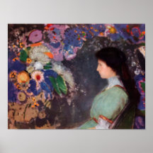 Porträt von Violette Heymann, 1910 Posterdruck