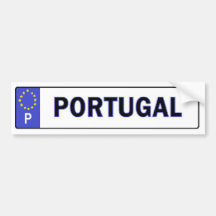 Portugal EU genehmigen Aufkleber Auto Aufkleber