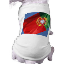 Portugal-Flagge Hunde T Shirt