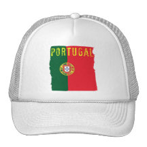Portugal-Flaggen-Fernlastfahrer-Hut Retrokult Cap