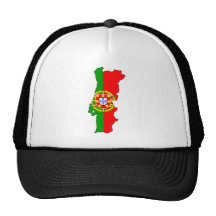 Portugal-Flaggen-Karte Größengleich Netzkappen