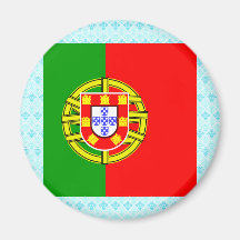 Portugal-Qualitäts-Flagge Kühlschrankmagnet