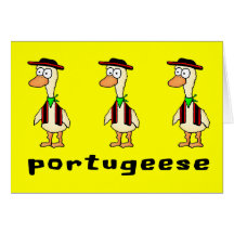 Portugeese Gruß-Karte
