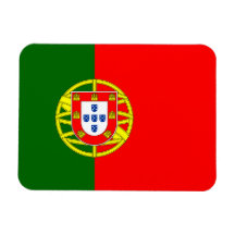 Portugiesische Flagge Rechteckige Magnete