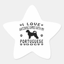 Portugiesische Wasserhundeentwürfe Aufkleber