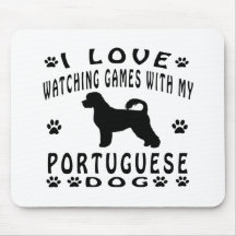 Portugiesische Wasserhundeentwürfe Mousepads