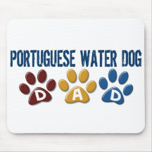 PORTUGIESISCHER WASSER-HUNDvati-Tatzen-Druck 1 Mauspads