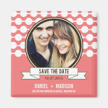 Posh Paar-Save the Date Magnet - Rosa Magnete