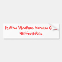Positive Erschütterungen erhöhen gute Äusserungen Auto Sticker