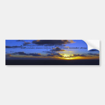 Positive Gedanken, geistig Auto Sticker