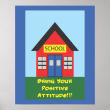 Positive Haltungs-Schulplakat