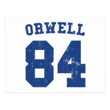 Postkarte 1984 Georges Orwell Jersey