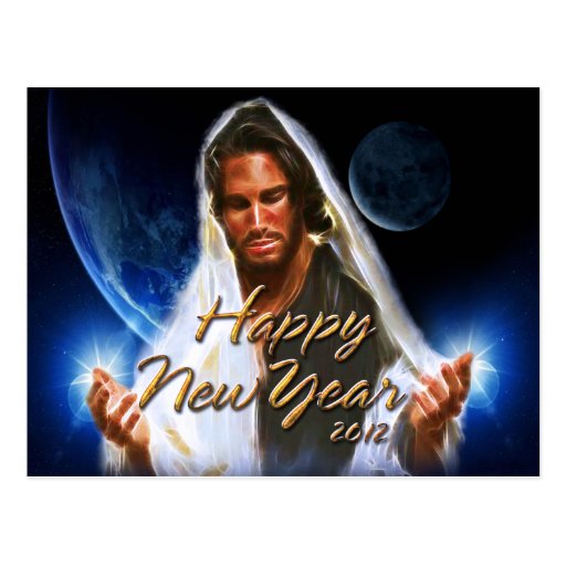 Postkarte 2012 des guten Rutsch ins Neue Jahr-C