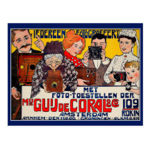 Postkarte: Affiche Werbung - Kameras