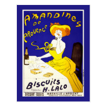 Postkarte: "Amandines De Provence" durch Cappiello