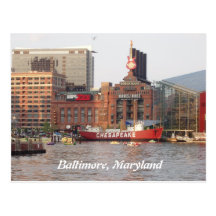 Postkarte Baltimores, Maryland