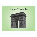 Postkarte: Der Arc de Triomphe