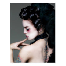 Postkarte Fräuleins Tarah Lee