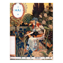 Postkarte: Monat Mai - MAI