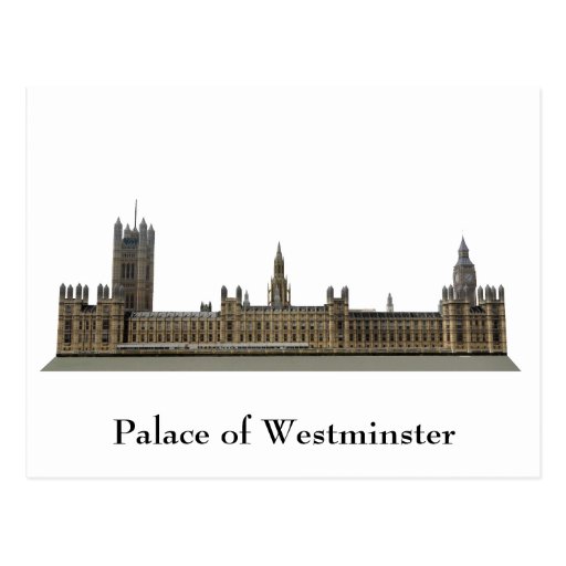 Postkarte: Palast von Westminster