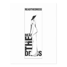 Postkarte Read the Dress 2