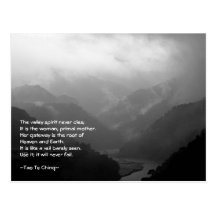 Postkarte Tao Te Ching No.6/