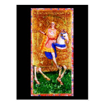 Postkarte-Vintages Weissagung-Tarot 10