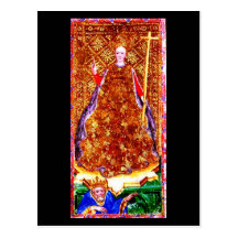 Postkarte-Vintages Weissagung-Tarot 11