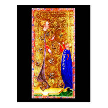 Postkarte-Vintages Weissagung-Tarot 13