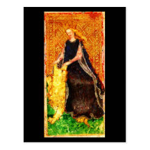 Postkarte-Vintages Weissagung-Tarot 24