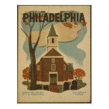 Postkarte-WPA-Philadelphia