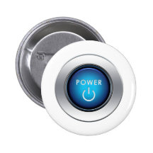 Power-Knopf Anstecknadelbutton