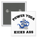 Power-Yoga tritt Esel Anstecknadelbuttons