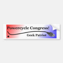 Power-Zyklus-Kongreß Autosticker
