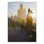 Prag-Morgen-Charles-Brücke Karte